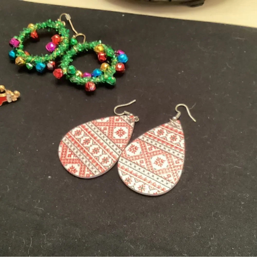 Celebrate Christmas With 3 Pair of Holiday Earrings